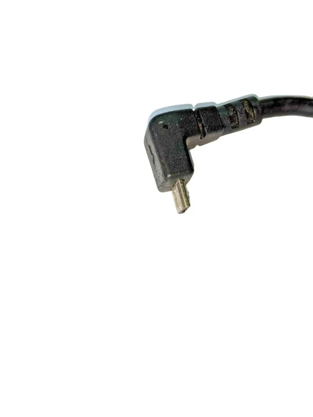 Right-Angle Micro USB Male To Female Extension Cable Adapter Black 6.5 Inches Lo